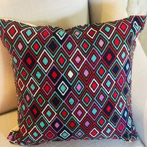 West Elm beaded Pillow Cover